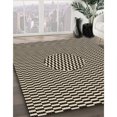 thumbnail image 3 of Ahgly Company Tapis d'Intérieur Lavable en Machine Carré Transitionnel Gris Minuit, 8 Pieds Carré, 3 of 7