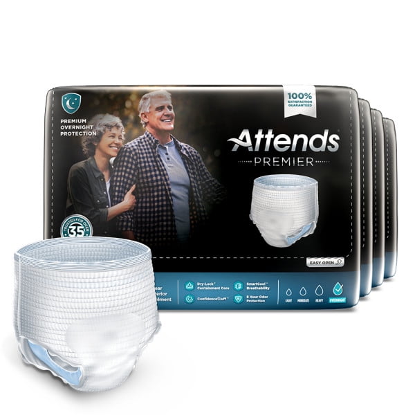 Attends Premier Underwear - Medium - Case of 72pc