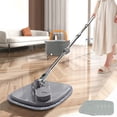 thumbnail image 2 of TopLLC Spin Mop and Bucket with Wringer Set, Support Self Separation Sewage and Clean Water, Telescopic Stainless-Steel Mop Cleaning Bucket Mop for Floors Kitchen on Clearance, 2 of 9
