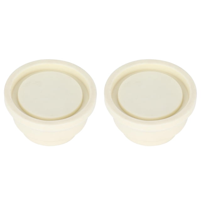 2 Pieces Pool Ladder Bumpers Replacement Swimming Pool Ladder Rubber Plug White