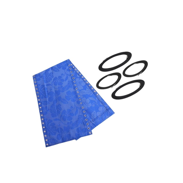 serony recliner Replacement Fabric Waterproof Replacement Fabric for Lawn Back Yard Blue Flower + Rope