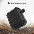 thumbnail image 4 of Earphone Case Silicone Cover Wireless Headphone Case Shell Replacement case silicone for AirPods 1/2, Black, 4 of 6
