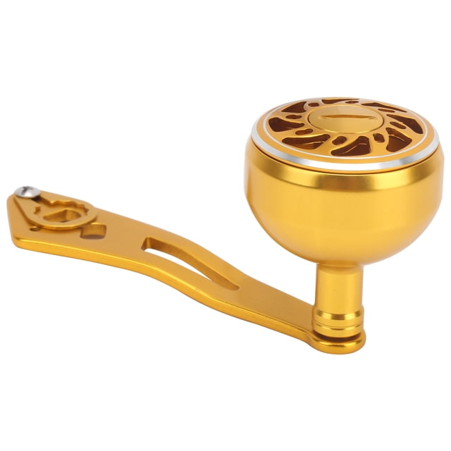 Poignée de Moulinet Baitcasting, Poignée de Moulinet de Pêche Bras Basculant en Alliage d'Aluminium Remplacement Baitcasting, 8x5mm