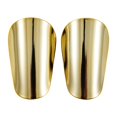 thumbnail image 1 of Siruishop 2 Pieces Mini Soccer Shin Guards Compact Lightweight Outdoor Sports Training Gold XS 8cmx5cm, 1 of 8