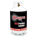 thumbnail image 1 of Manchester Tank Propane Tank 1160TCTH.5 DOT Tank; 30 Pound Capacity; Vertical Position; White, 1 of 2
