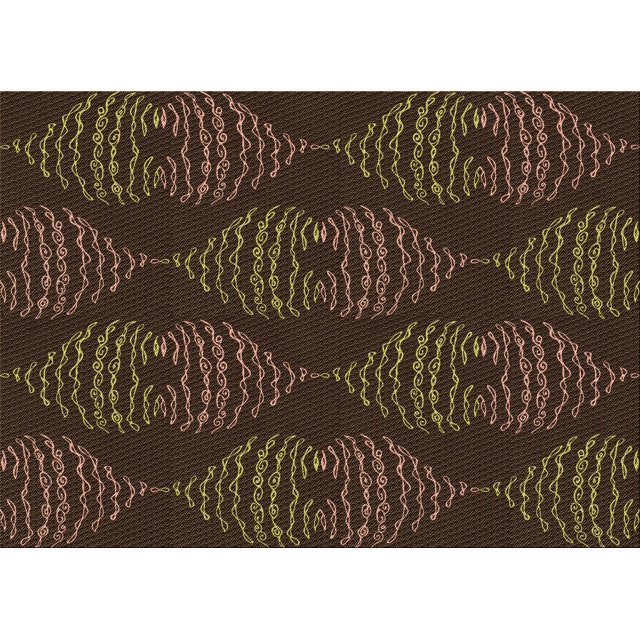 Ahgly Tapis Rectangulaire Lavable en Machine Intérieur Transitionnel Chêne Brun, 8 Pieds x 10 Pieds
