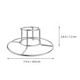 thumbnail image 2 of FONDOTIN 2Pack Grilled Chicken Rack in Stainless Steel for Outdoor Grillers 19X19X7.2CM, 2 of 8