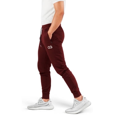 Contour Athletics Cruise Joggers for Men, Sweatpants for Men Slim Fit Active Sports Running Mens Joggers with Zipper Pockets
