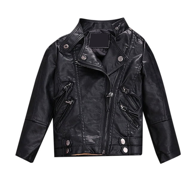 2025 Spring Pu s Jackets for Dresses Jacket Motorcycle Coat Bright Puffy Jacket for Boy Bright