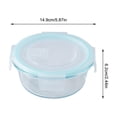 thumbnail image 3 of Yhmxh Kitchen Gadgets,Home and Kitchen,Glass Bento Box Can Be Microwave Oven Students Heated Lunch Box Office Fresh-keeping Box Bento Boxs, 3 of 6