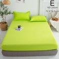 thumbnail image 1 of Drap-housse Couleur Unie Draps Lit Simple Double Grand Housse Taille Lit G0Z7, 1 of 9