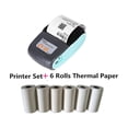 thumbnail image 1 of Portable Thermal BT 4.0 Receipt Printer Mini Printer Mobile 58mm Machine Taxi Printer ,Easy to Use, 1 of 7