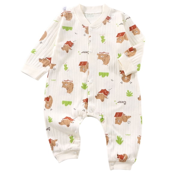 gdxvjhbj Newborn Clothes Unisex Infant Baby Boy Outfit Long Sleeve Romper Newborn Boy One Piece Jumpsuit 0 3 6 9 12 18 24 Months (Green,0-3 Months)