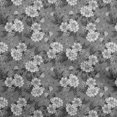 thumbnail image 1 of oneOone Velvet Gray Fabric Floral Retro Sewing Craft Projects Fabric Prints By Yard 58 Inch Wide, 1 of 5