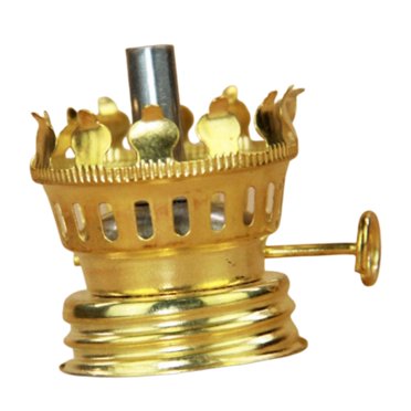 jifeng Oil Lamp Burner Parts, Indoor Oil Lamp Chimney Holder, Kerosene Oil Lamp Holder, Gold