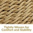 thumbnail image 4 of Sunnydaze Caribbean Style Extra Large Hanging Rope Hammock Chair Swing for Backyard and Patio - Tan, 4 of 10