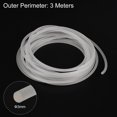 thumbnail image 2 of Unique Bargains Polyurethane Round Belts 3mm Dia 9.84ft(3 Meters) Length Rough Surface PU Urethane Belt for Drive Transmission, White, 2 of 4