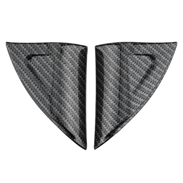 Inside Window Trim, 2pcs/set ABS Plastic Dustproof Colorfast Door Cover Trim Self Adhesive Replacement For MG ZS SUV 2017-2018 For Auto