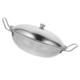 thumbnail image 4 of 1 Set of Kitchen Cooking Pan Stainless Steel Cooking Pan Reusable Kitchen Pan Home Cookware, 4 of 8