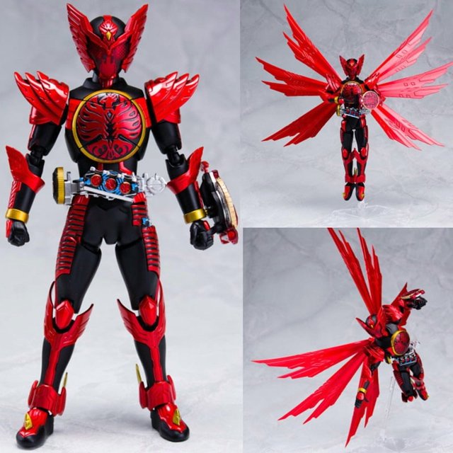 Kamen SHF Rider Articulated Action Figure Toy Model Peripherals - OOO Bird Combination