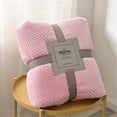 thumbnail image 1 of Anti-cat Scratch Solid Color Sofa Blanket Flannel Plush Blanket Gift Blanket, 1 of 1
