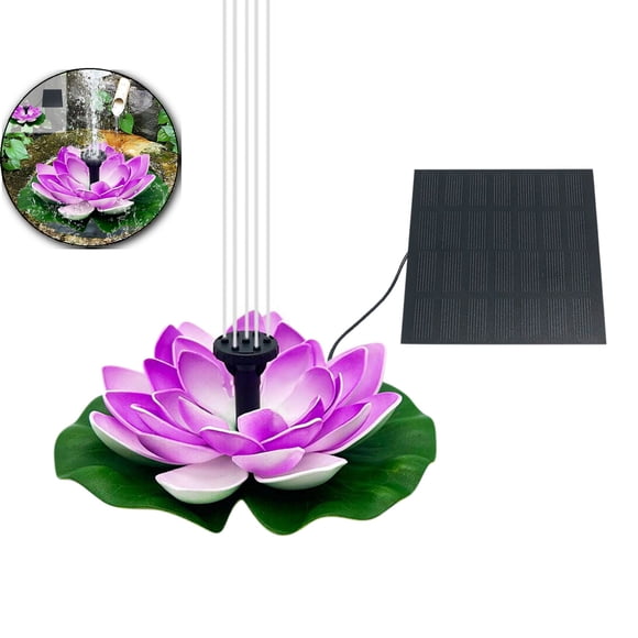 Dvruxg Solar Water Fountain Pump for Bird Bath - Outdoor Solar Water Fountain - Perfect for Garden & Yard Decoration