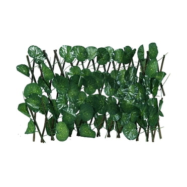 Agiferg Expanding Fence Retractable Fence, Artificial Garden Plant Fence UV Protected