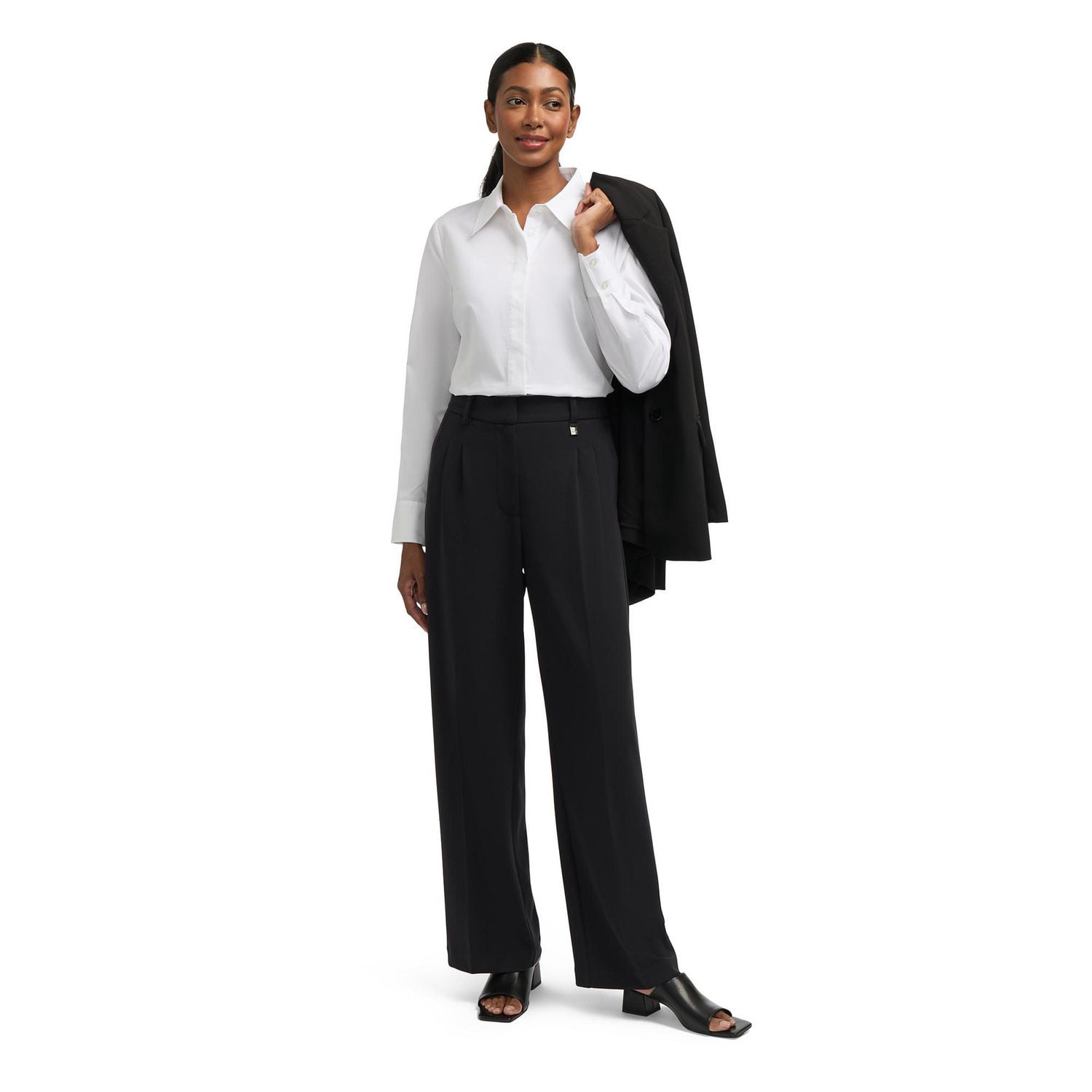 Mexx chemise en popeline extensible pour femmes