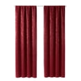 thumbnail image 4 of Mainstays Sheen Rod Pocket Blackout Window Curtains Panel Pair, 37" x 84", 4 of 6