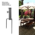 thumbnail image 3 of Parasol Insert Flag Pole Bracket, Compact And Portable Beach Umbrella Sand Anchor Erosion   For Garden, 3 of 8
