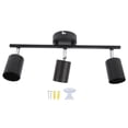 thumbnail image 2 of Kit de Lumière de Piste LED, 3 Têtes Noir Mat Kit d'Éclairage 85-265V pour Salle de Bain, 2 of 8