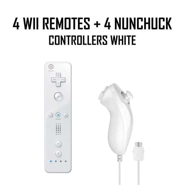 Restored Wii Console White - Four Voomwa Remotes - Wii Sports
