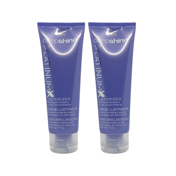 Rusk Deepshine PlatinumX Lusterizer 4 Oz (Pack of 2)