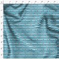 thumbnail image 4 of Soimoi Blue polyester Crepe Fabric Coffee Cup & Stripe Decor Fabric Printed Yard 52 Inch Wide, 4 of 5