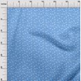 thumbnail image 3 of oneOone Cotton Poplin Medium Blue Fabric Rainbow Sewing Material Print Fabric By The Yard 56 Inch Wide, 3 of 5