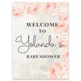 thumbnail image 1 of Darling Souvenir MADE WITH LOVE PersonalizedWelcomeSignFor Baby Shower,RoseBaby Shower Collection Great For Your Celebrations- 18x 12, 1 of 5