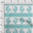 thumbnail image 2 of oneOone Rayon Teal Green Fabric Block Sewing Craft Projects Fabric Prints By Yard 56 Inch Wide-7G, 2 of 5