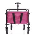 thumbnail image 4 of Seina Chariot Utilitaire Pliable Compact en Acier pour Extérieur, Pink, 4 of 9