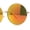 Gold / Orange Mirror, variant on Color Mirror Iconic Hippie Oversize Round Circle Lens Sunglasses Gold Orange Mirror
