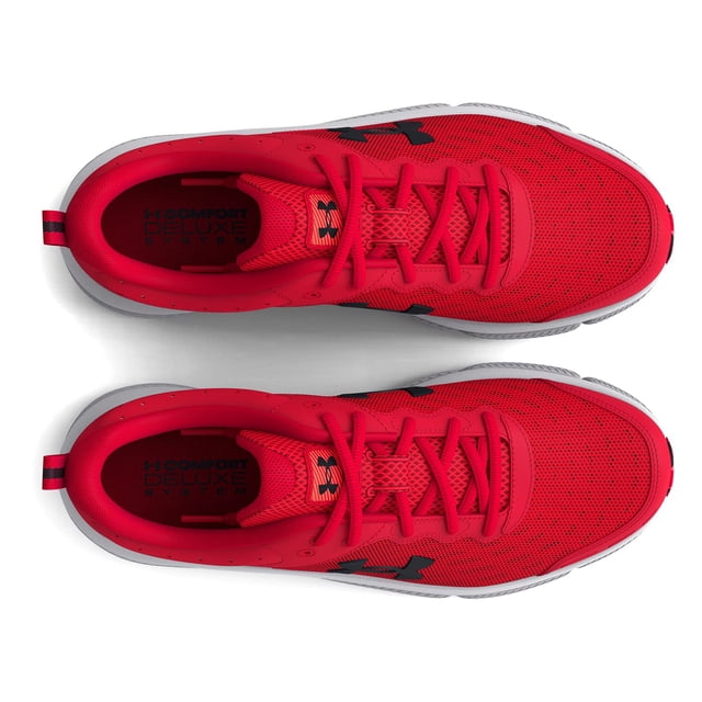 Under Armour Men's Charged Assert 10 Running Shoe, (600) Red/Red/Black, 9