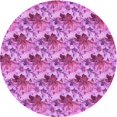 thumbnail image 1 of Ahgly Company Tapis Rond Lavable en Machine Intérieur Transitionnel Violet Violet, 7 Pieds Rond, 1 of 7