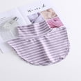 thumbnail image 3 of MesaSe Les Faux Cols pour Femmes à Rayures/col Roulé Solide Portent une Taille Extérieure Ou en Pull Blanc, 3 of 3