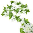 thumbnail image 1 of Artificial Rose Garland Hanging Simple Faux Rose Vine Floral Garland Decoration, 1 of 10
