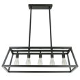 thumbnail image 1 of Feit Electric Katalyst 60-Watt 5-Light Matte Black Modern Adjustable CCT and 3-Light Modes Integrated LED Chandelier Light CHD345CCTNLBK, 1 of 1
