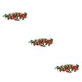 thumbnail image 2 of stanreset 1/2/3/5 Artificial Flower Plant Fake Vine Roses Simulation Rose Self-Assembly Party Balcony Garden Restaurant Living Room Garland Red 3PCS, 2 of 6