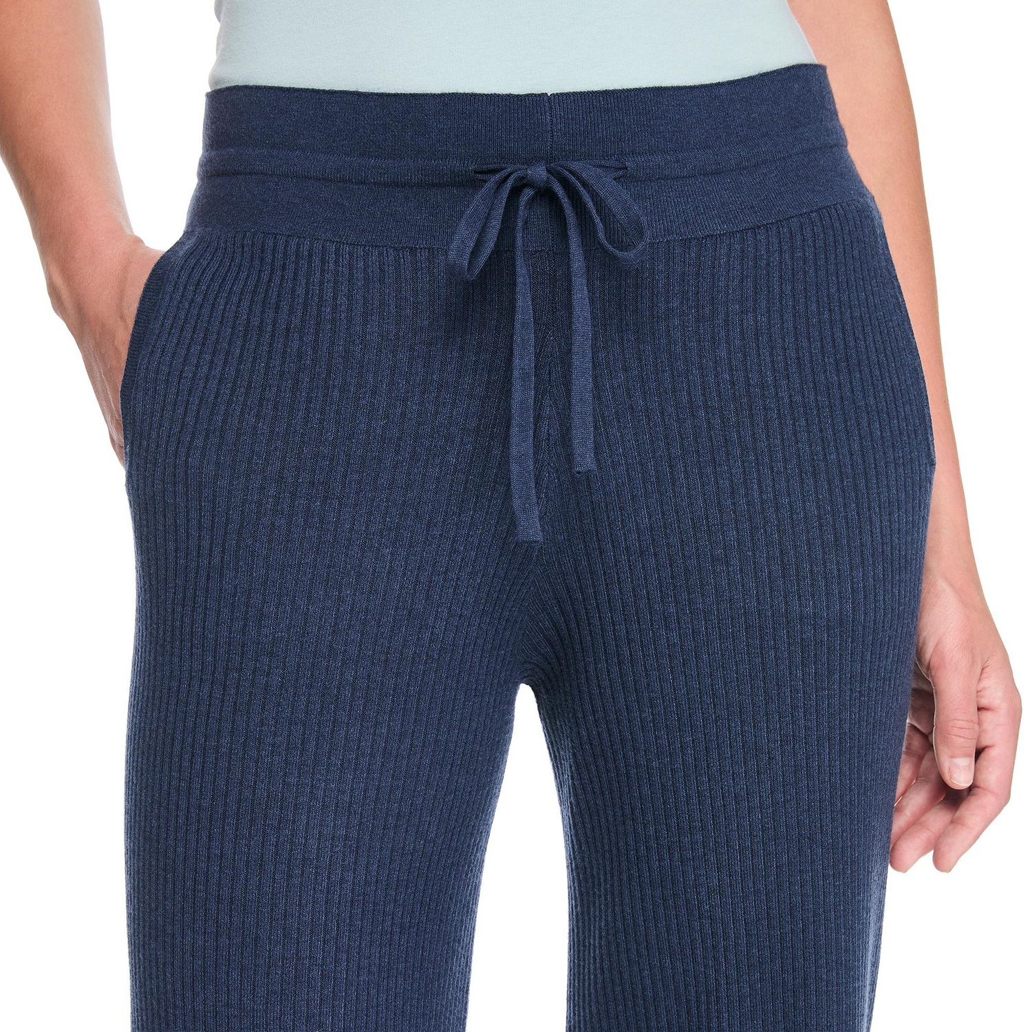 Pantalon de survêtement côtelé à jambe large George pour femmes