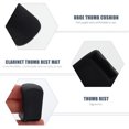 thumbnail image 2 of Repose-pouce en Caoutchouc Professionnel pour Clarinette, Confortable, Utilisation à Long Terme, 2 Pcs, Noir, 2 of 8