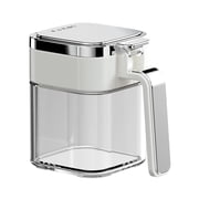 Food Storage Containers,Glass Seasoning Boxes-Seasoning Glass Containers Food Storage Bowl 380Ml Container Sugar Bowl Food Grade Airtight Seasoning Glass Container Cassette Lid