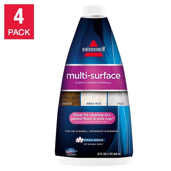 Bissell Formule de Nettoyage pour Planchers Multi-Surfaces 4 x 946 ml