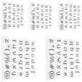 thumbnail image 1 of Clear , Hand-made Portable Lower Case Alphabet Journal , For Card Making Decoration DIY Scrapbook Scrapbooking Photo Album, 1 of 8